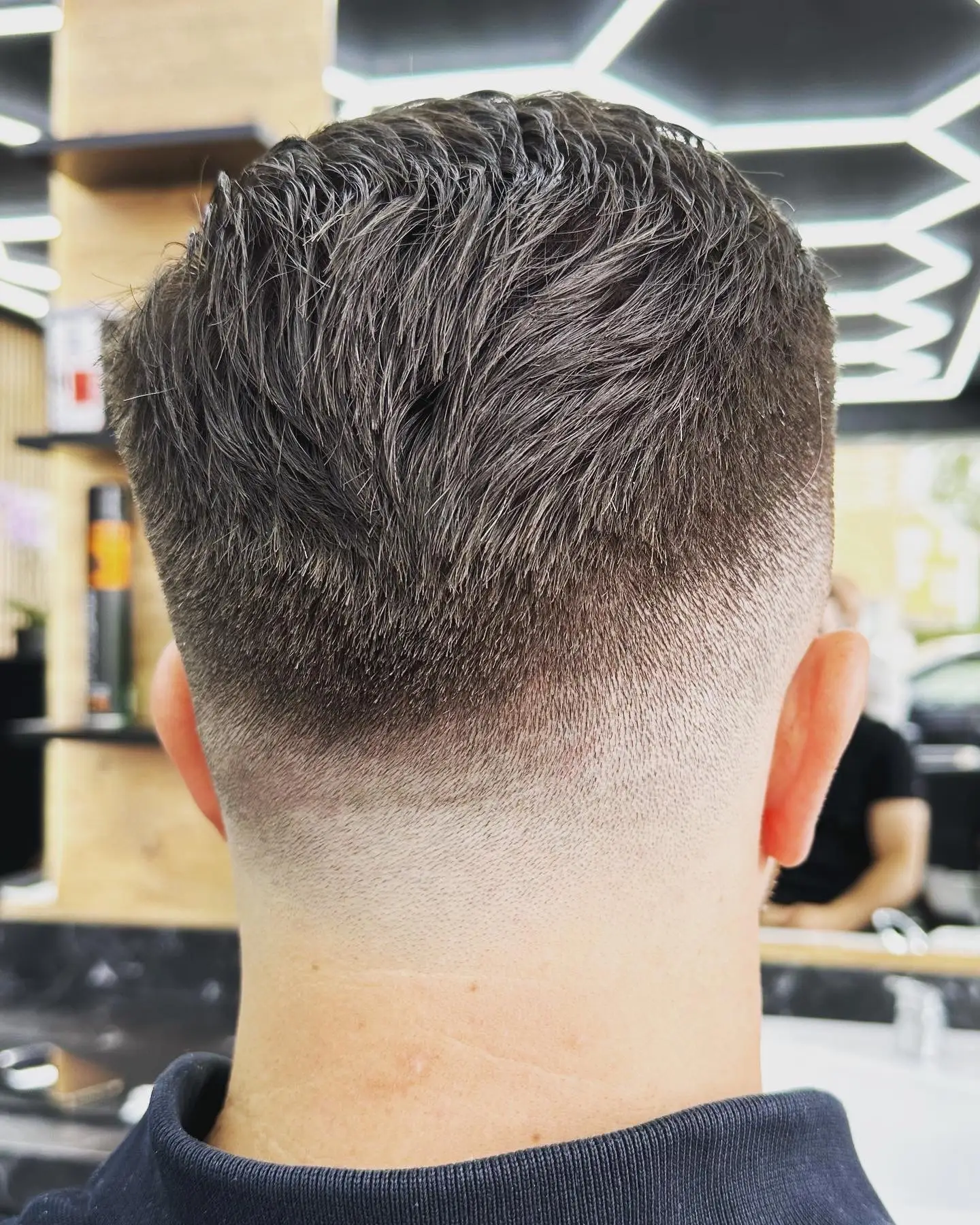 Klippning bakifrån – fade